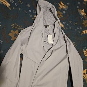 Light Gray Hooded Jacket